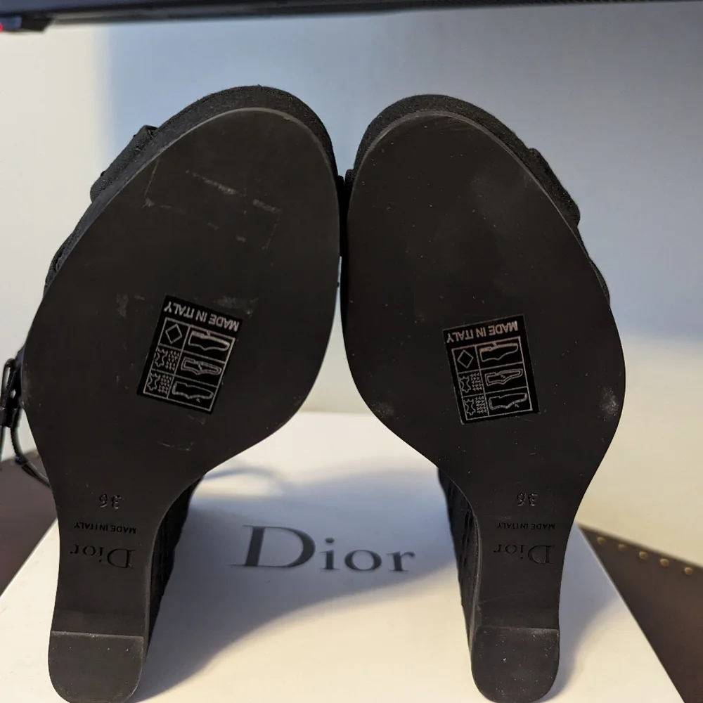 Dior Stockwoman Sandal Noir - Picture 3 of 5